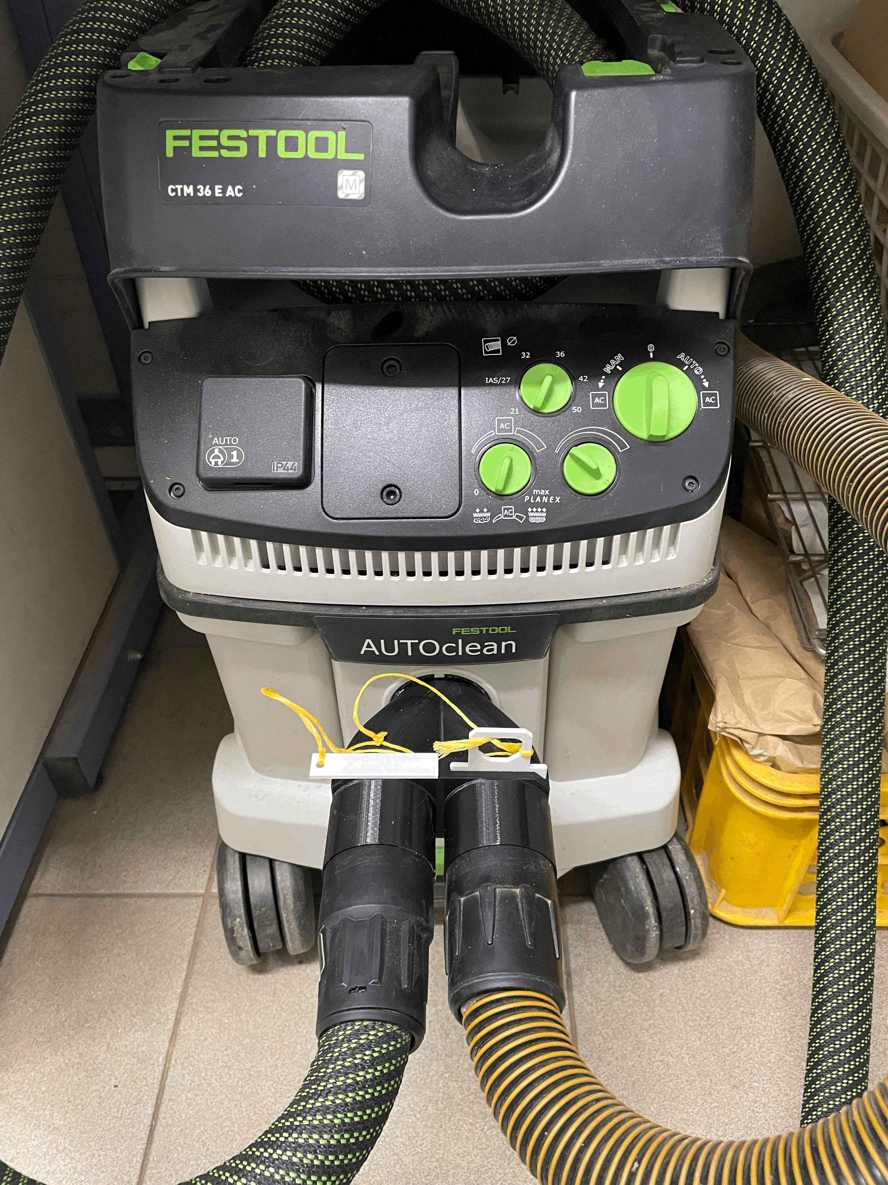 Adapter chia 2 nhánh FESTOOL/PROTOOL dạng Y (Two way adapter) - Thumbnail 5