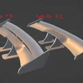 Spoiler mini 2 cánh V3 (miniature dual wing spoiler V3) - Thumbnail 5