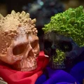 Đầu lâu Halloween đính tinh thể (Crystal Embedded Halloween Skull) - Thumbnail 1