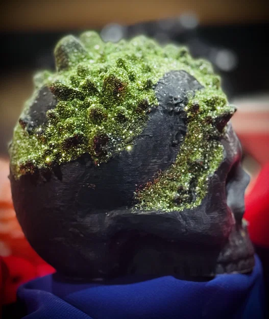 Đầu lâu Halloween đính tinh thể (Crystal Embedded Halloween Skull) - Image 5