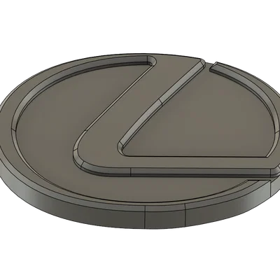 Mô hình logo Lexus 3D trang trí tinh tế và đẳng cấp