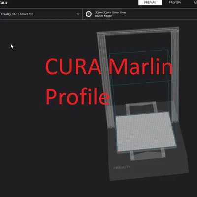 Profile CURA Marlin cho CR10 Smart Pro
