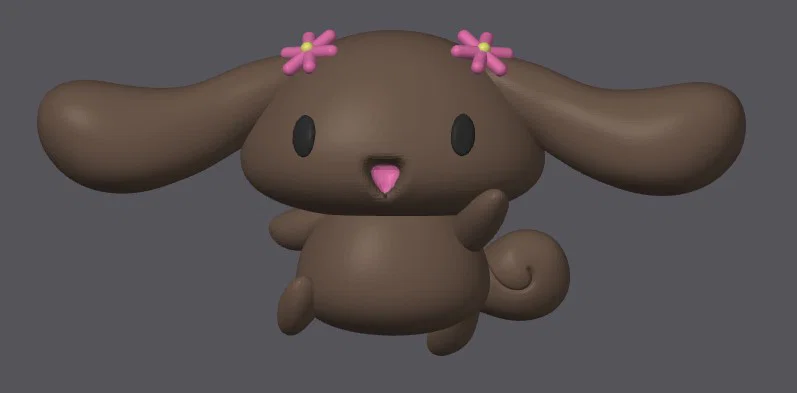 Mocha (bạn của Cinnamoroll) - Model 3D để in - Image 2