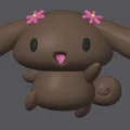 Mocha (bạn của Cinnamoroll) - Model 3D để in - Thumbnail 2