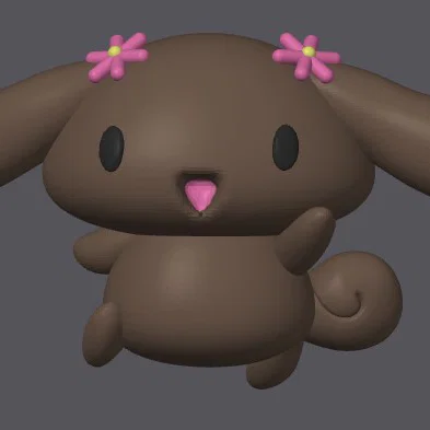 Mocha (bạn của Cinnamoroll) - Model 3D để in