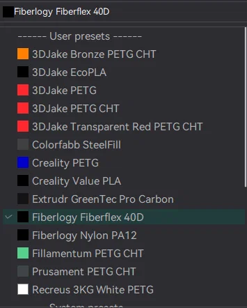 Profile Filament Orca Slicer: TPU, PETG, PLA, v.v. - Image 1