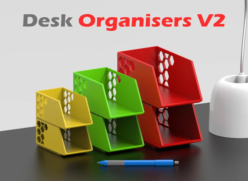 Khay Đựng Đồ Để Bàn Xếp Chồng (Desk Organiser V2) Tiện Lợi - Image 1