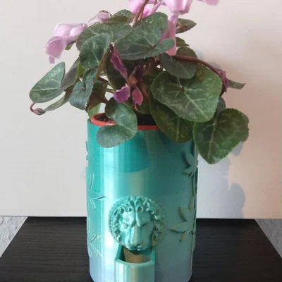 Chậu cây tự tưới có bể chứa nước (Blumentopf mit Bassin)