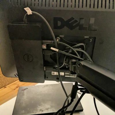 Giá treo Dell Docking Station WD19/WD22 sau màn hình chuẩn VESA