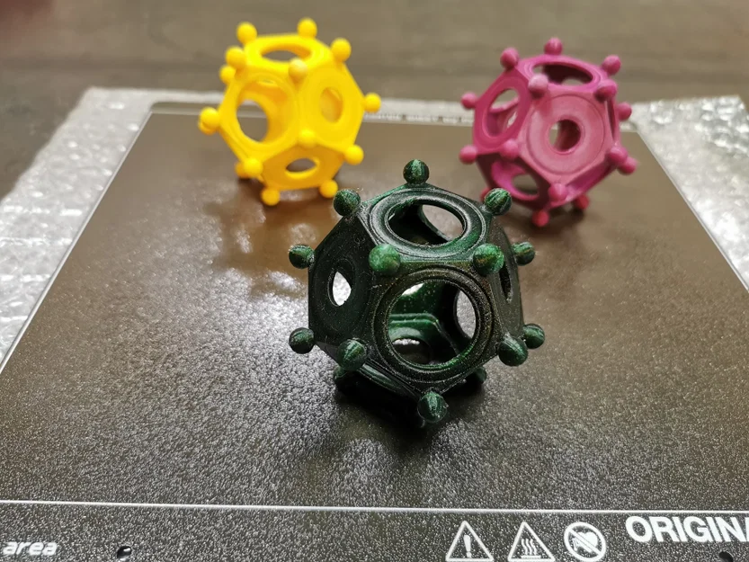 Mô hình hình khối 12 mặt Roman Dodecahedron in 3D trang trí độc đáo - Image 2