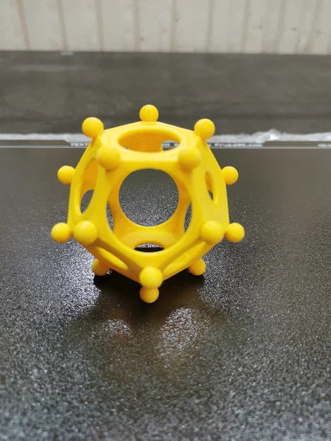 Mô hình hình khối 12 mặt Roman Dodecahedron in 3D trang trí độc đáo - Image 3