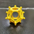 Mô hình hình khối 12 mặt Roman Dodecahedron in 3D trang trí độc đáo - Thumbnail 3