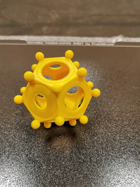 Mô hình hình khối 12 mặt Roman Dodecahedron in 3D trang trí độc đáo - Image 4