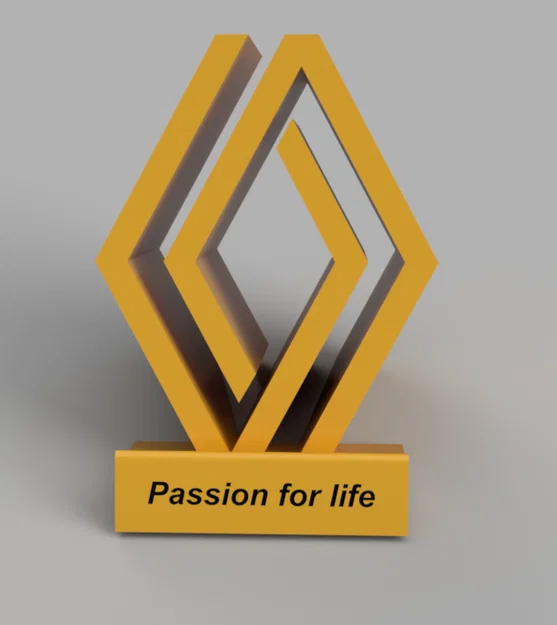 Giá đỡ điện thoại để bàn logo Renault (Passion for life) độc đáo - Image 2