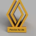 Giá đỡ điện thoại để bàn logo Renault (Passion for life) độc đáo - Thumbnail 2