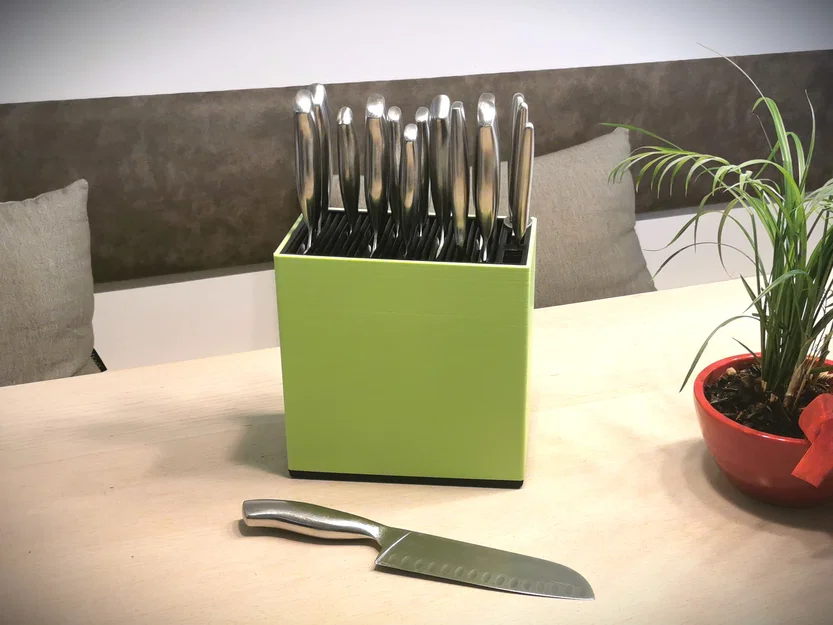 Khối Cắm Dao Đa Năng (Gridfinity compatible 5x3x35U) - Image 8