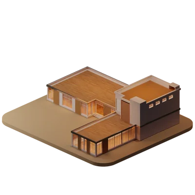 Mô hình nhà hiện đại (Modern House) file 3D in ấn chất lượng