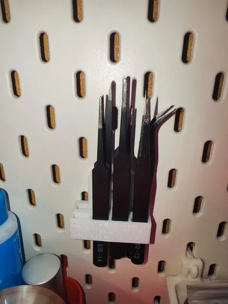 Giá đỡ nhíp cho pegboard Ikea Skadis (Low-Profile T-Clip Mount) - Image 3