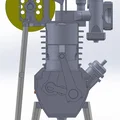 Động cơ xăng 2 xi-lanh dạng mô hình giảng dạy (Didactic twin-cylinder engine) - Thumbnail 4