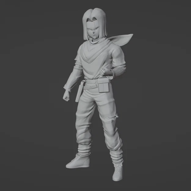Android 17 (DBZ) – Mô hình figurine in 3D - Image 2
