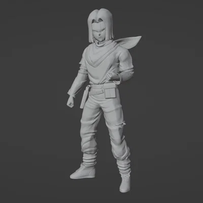 Android 17 (DBZ) – Mô hình figurine in 3D