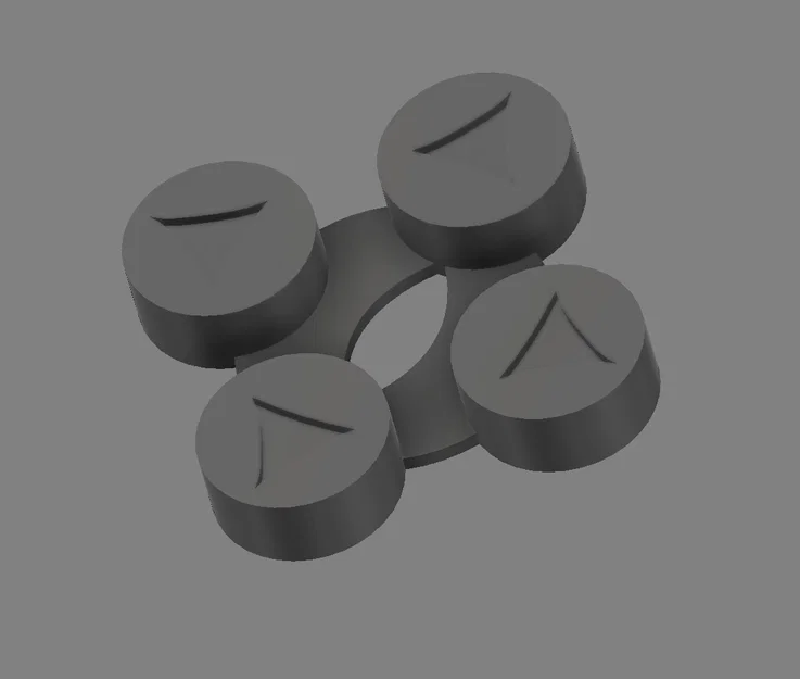 Nút DEFCON 32 Badge Buttons (D-Pad & A/B) - Image 3