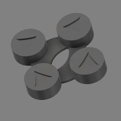 Nút DEFCON 32 Badge Buttons (D-Pad & A/B)