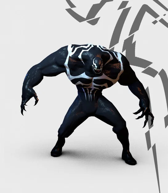 Mô hình 3D nhân vật Venom (Marvel) - Tải file STL in 3D miễn phí - Image 1
