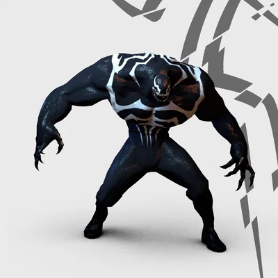 Mô hình 3D nhân vật Venom (Marvel) - Tải file STL in 3D miễn phí
