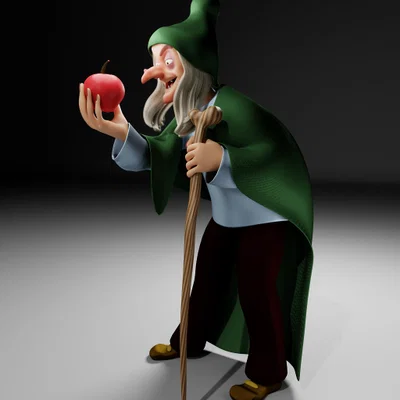 Wicked Witch (Mẫu Public Domain)