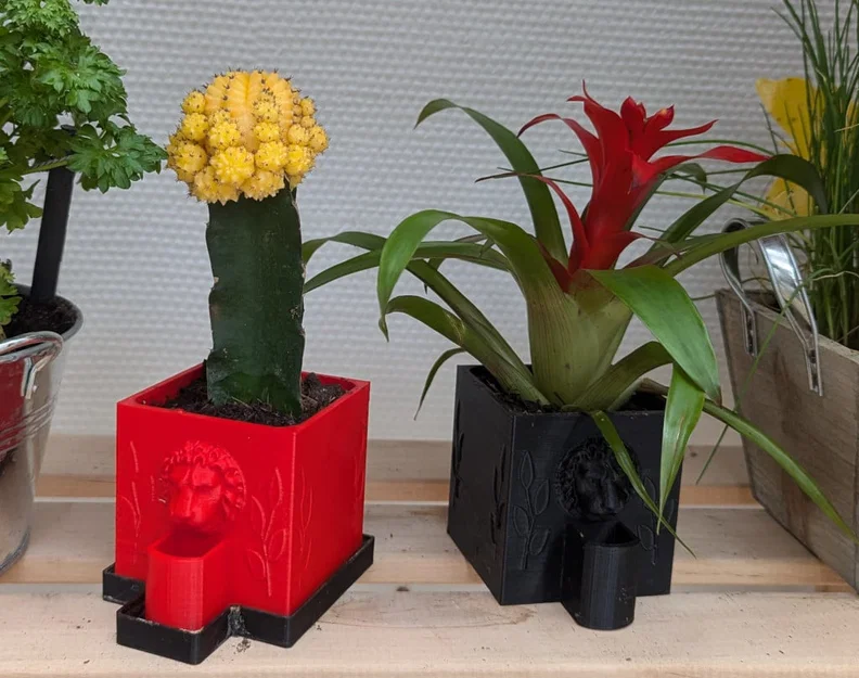 Blumentopf - chậu cây tự tưới (self watering) có bể nước tích hợp - Image 1