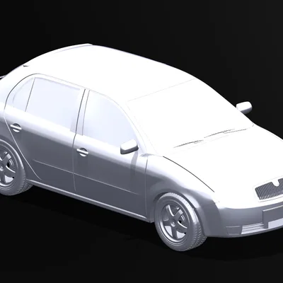 Mô hình 3D xe Skoda Fabia I - File in chi tiết chất lượng cao