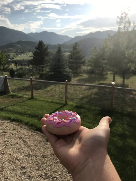 Mô hình bánh Donut 3D trang trí siêu đáng yêu - Image 3