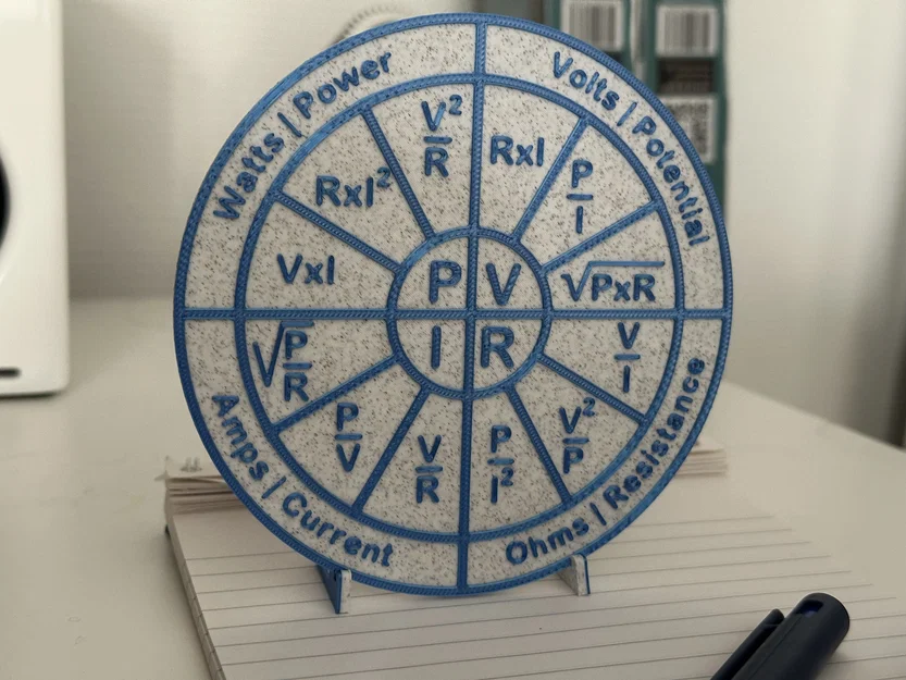 Bảng tra cứu định luật Ohm 3D - Công cụ hỗ trợ điện tử đắc lực - Image 1