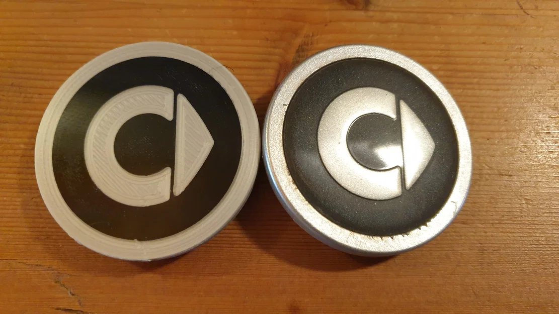 Nắp chụp moay-ơ SMART 60 mm / Center Wheel Cap SMART 60 mm - Image 1