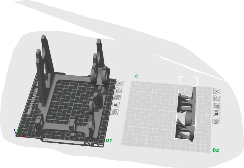 Đế Đỡ Cuộn Nhựa Filament Cho Máy In 3D Bambu Lab A1 mini - Image 1