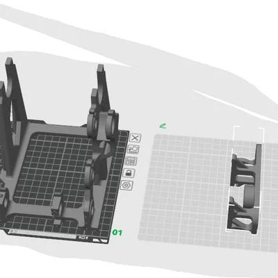 Đế Đỡ Cuộn Nhựa Filament Cho Máy In 3D Bambu Lab A1 mini