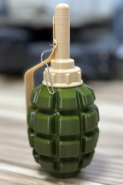 Mô hình quả lựu đạn Granate F1: File in 3D đẹp và dễ thực hiện - Image 1