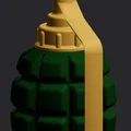 Mô hình quả lựu đạn Granate F1: File in 3D đẹp và dễ thực hiện - Thumbnail 2