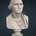 Mô hình 3D tượng bán thân George Washington (Smithsonian Archive) - Thumbnail 1
