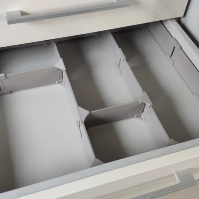 Bộ vách ngăn chia ngăn kéo thông minh - Giải pháp lưu trữ 3D