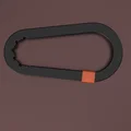 Mẫu móc khóa carabiner 2 phần in 3D tiện dụng - Thumbnail 1