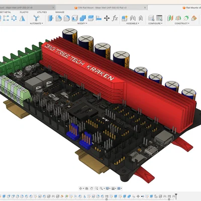 BigTreeTech KRAKEN DIN Rail Mount