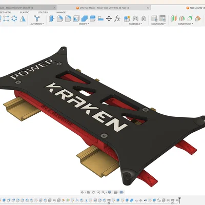 BigTreeTech KRAKEN DIN Rail Mount