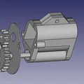 Motor treo theo trục Gauge 1 dùng N20 motor - Thumbnail 1