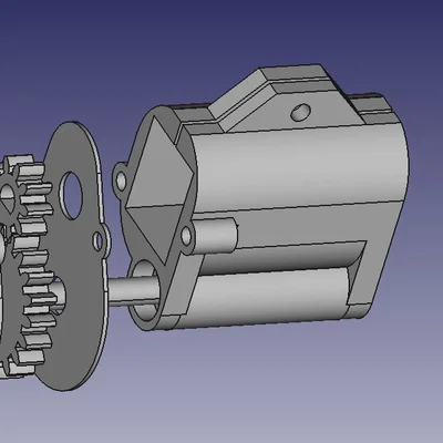 Motor treo theo trục Gauge 1 dùng N20 motor