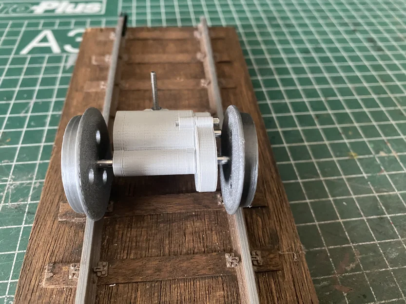 Motor treo theo trục Gauge 1 dùng N20 motor - Image 3