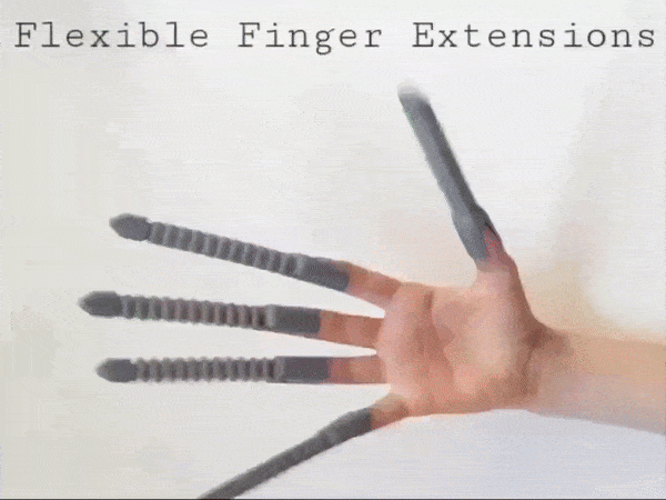 Phần Móng Ngón Tay Dẻo (Print-in-Place) – Flexible Finger Extensions - Image 1