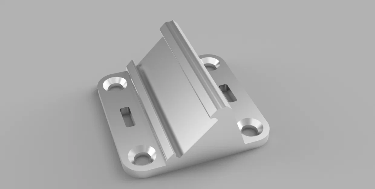 Pat giữ dây đèn LED góc 45 độ in 3D tiện lợi - Image 1