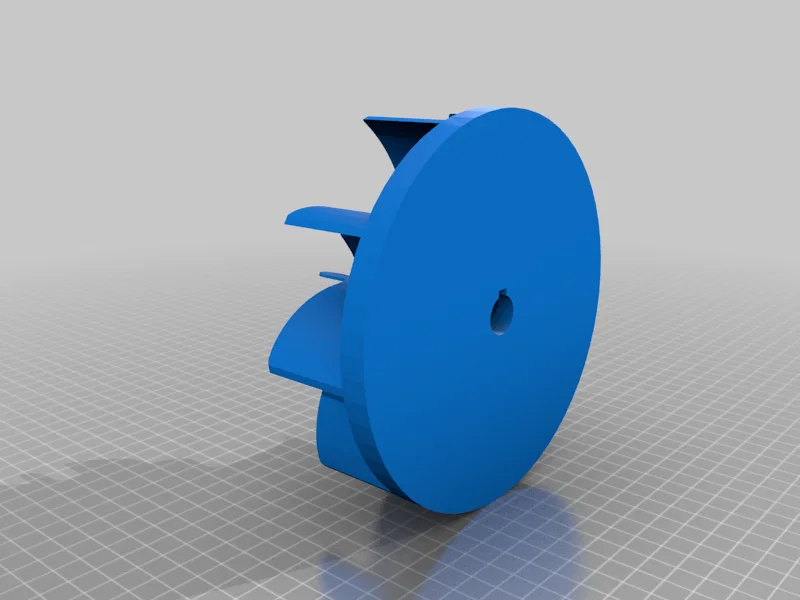 Cánh quạt Impeller 150mm hỗ trợ rãnh then cho dự án DIY - Image 1